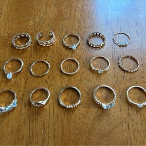 H&M Gold Ring Collection